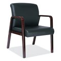 Alera Reception Lounge Guest Chair, Mahogany ALERL43ALS10M